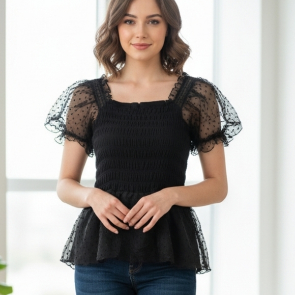 Marc New York Tops - Elegant Black Women's Top Size Small